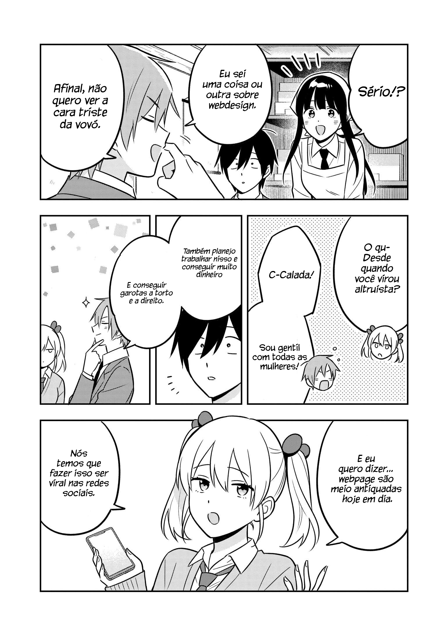 Eu sou um otaku tímido e pobre, mas essa jovem linda e rica está obcecada por mim Capítulo 12 Página 18