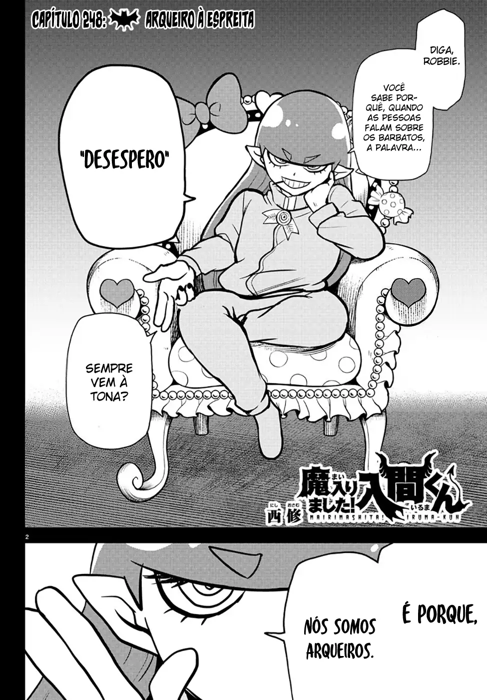 Welcome to Demon School! Iruma-kun Capítulo 248 Página 3
