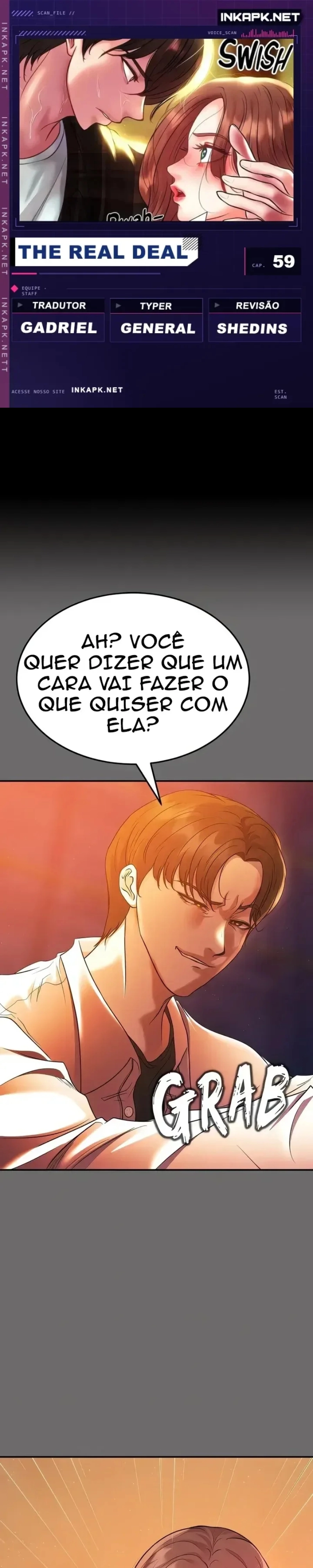 O verdadeiro negócio Capítulo 59 Página 1