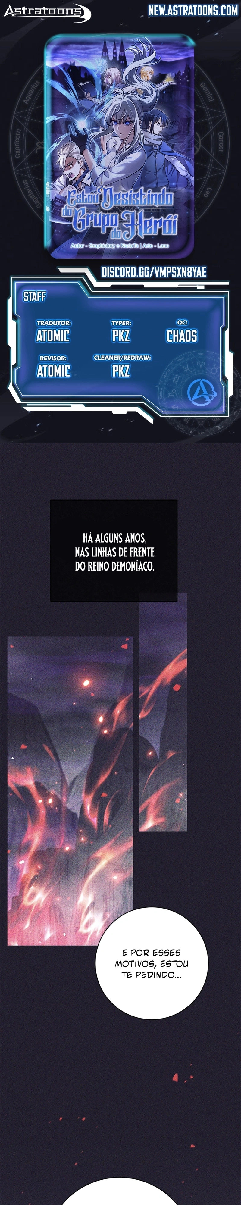 Estou Desistindo do Grupo do herói Capítulo 100 Página 1