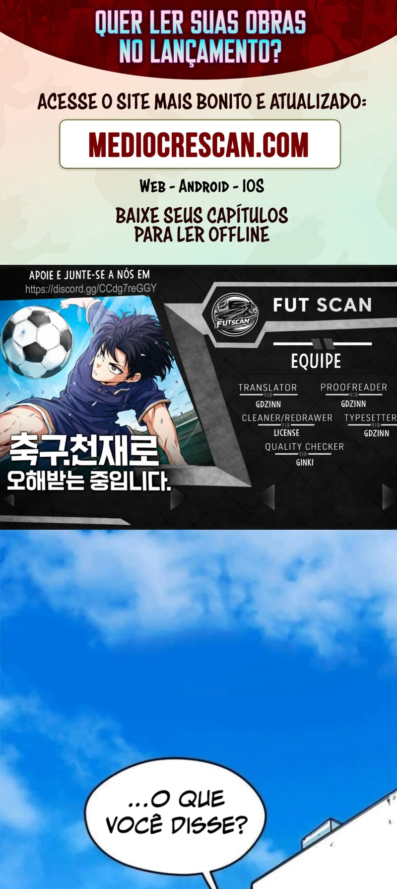 Acham Que Eu Sou um Gênio do Futebol Capítulo 28 Página 1