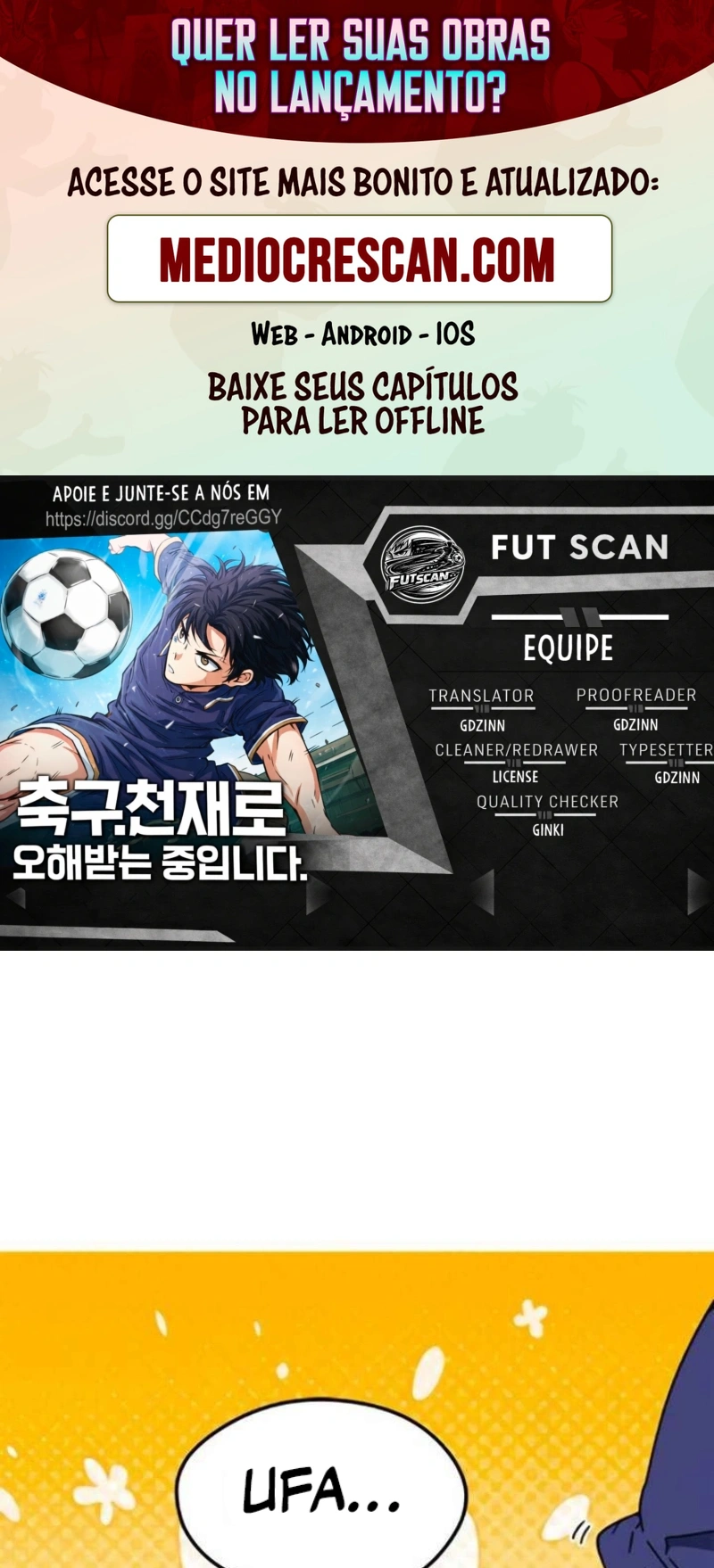 Acham Que Eu Sou um Gênio do Futebol Capítulo 32 Página 1