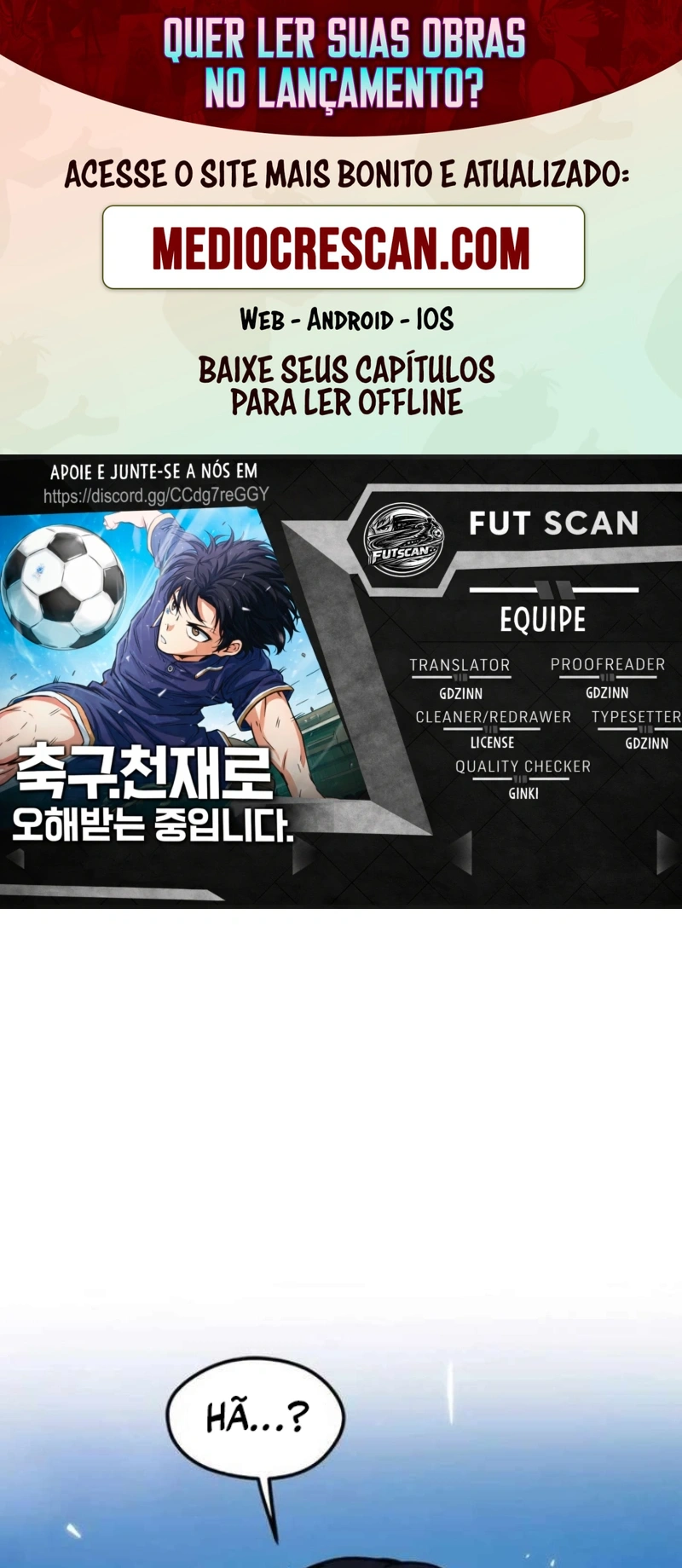 Acham Que Eu Sou um Gênio do Futebol Capítulo 33 Página 1