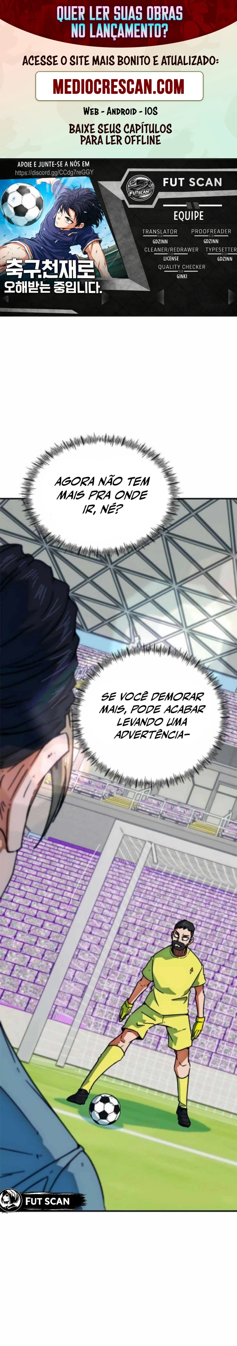 Acham Que Eu Sou um Gênio do Futebol Capítulo 40 Página 1
