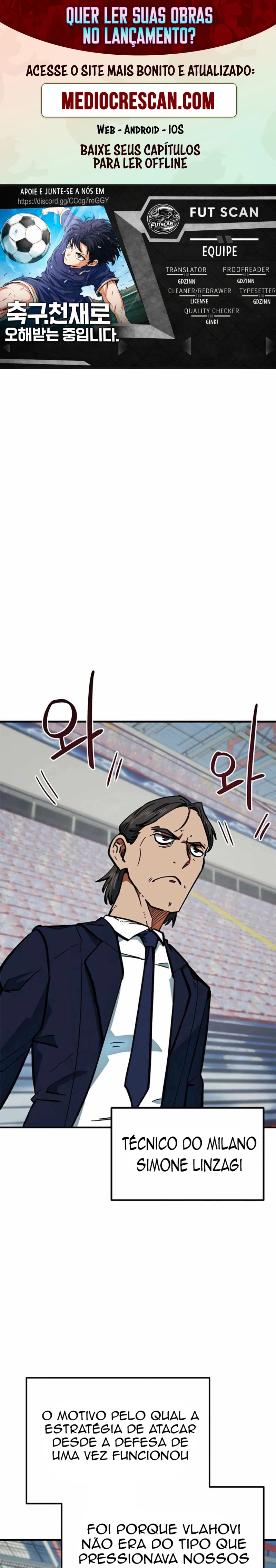 Acham Que Eu Sou um Gênio do Futebol Capítulo 44 Página 1
