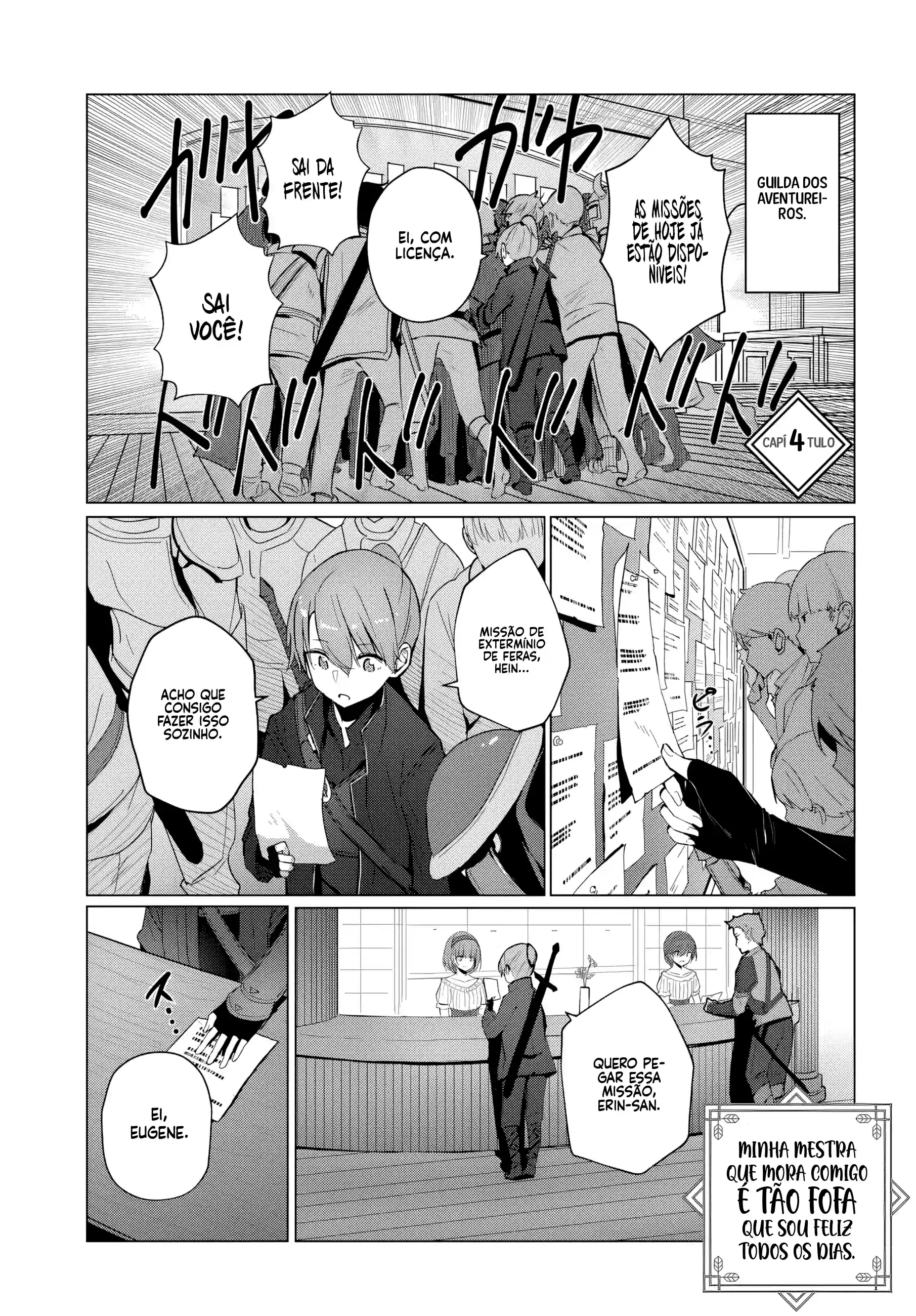 My Female Sword Master, Whom I Live With, Is So Cute That I'm Happy Every Day Capítulo 4 Página 1