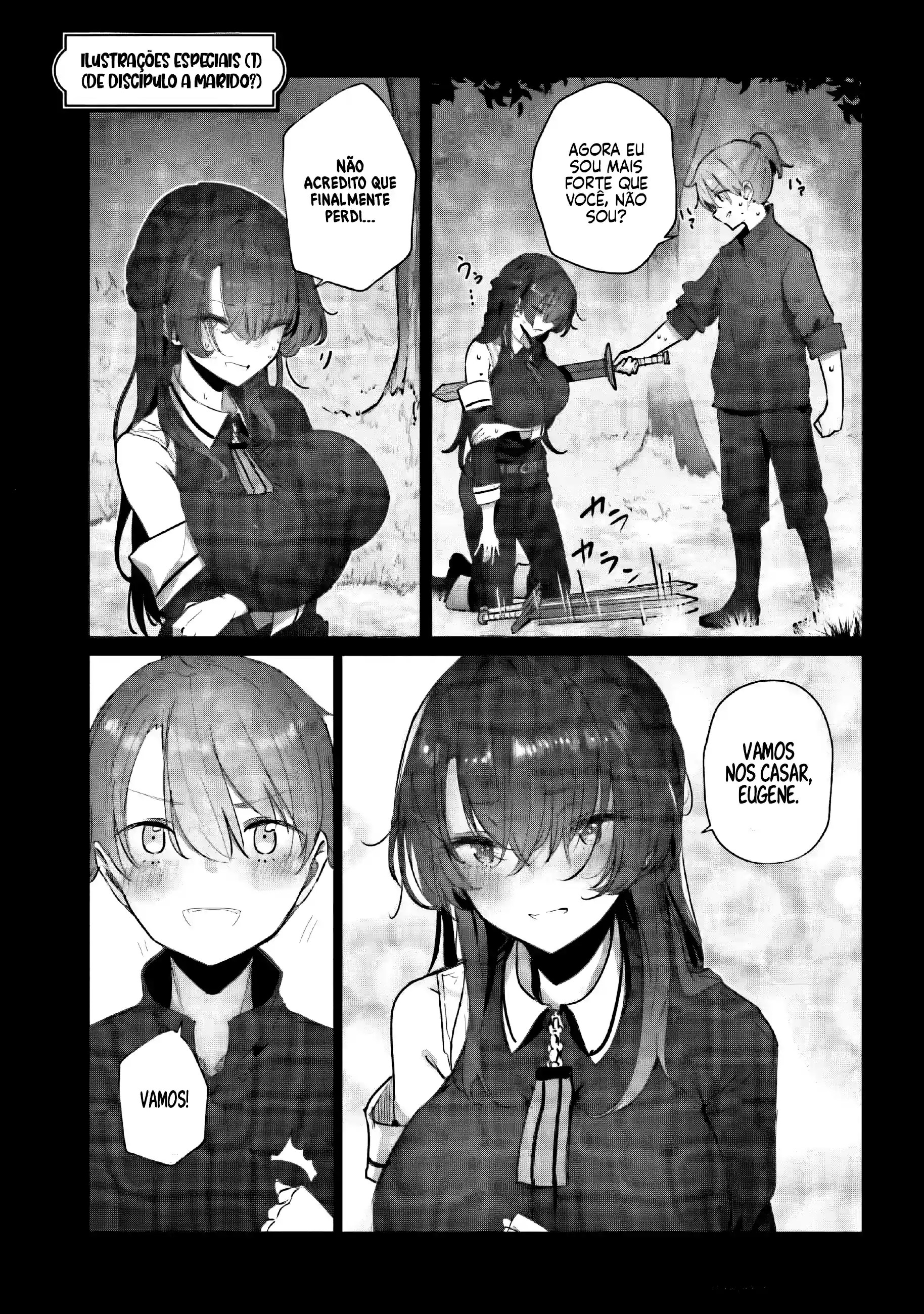 My Female Sword Master, Whom I Live With, Is So Cute That I'm Happy Every Day Capítulo 5.5 Página 1