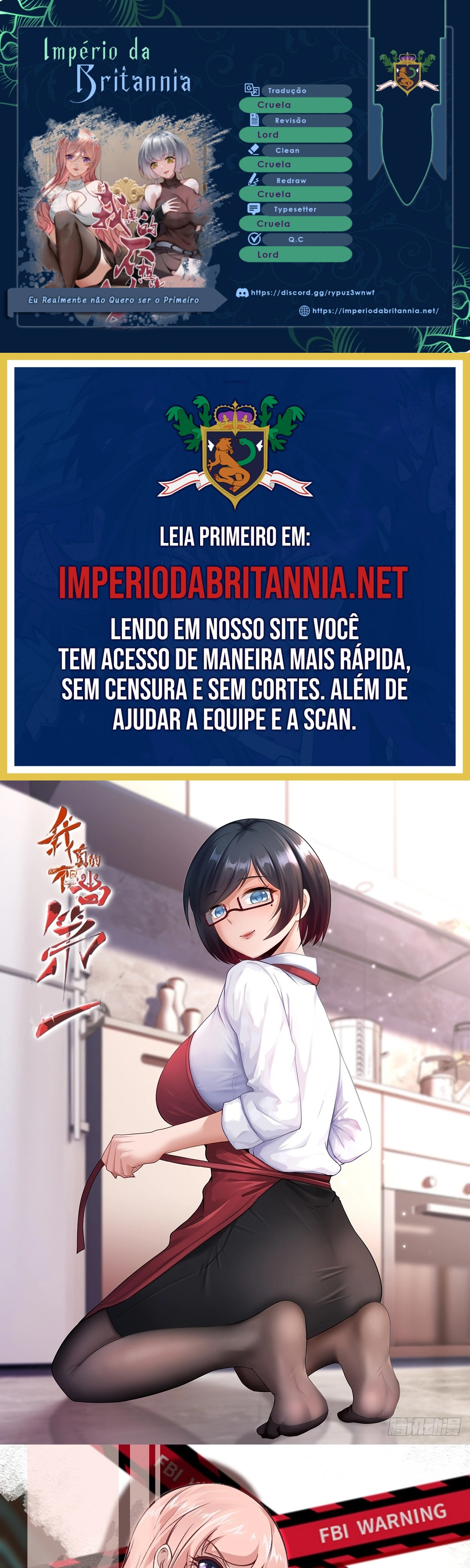 Eu Realmente não Quero ser o Primeiro Capítulo 121 Página 1