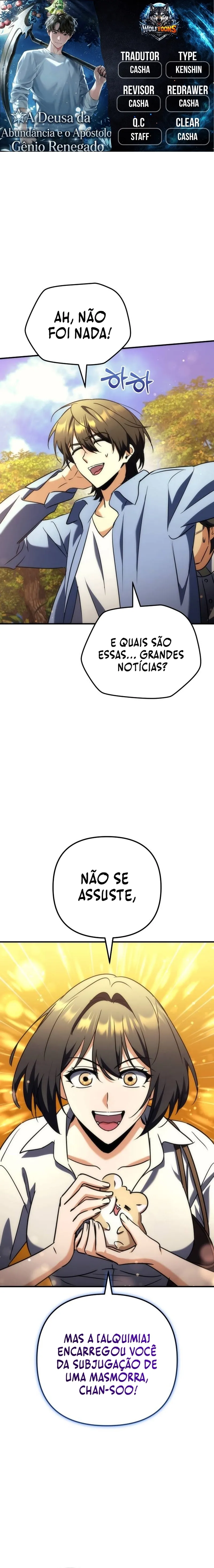 A Deusa da Abundância e o Apóstolo Gênio Renegado Capítulo 22 Página 1