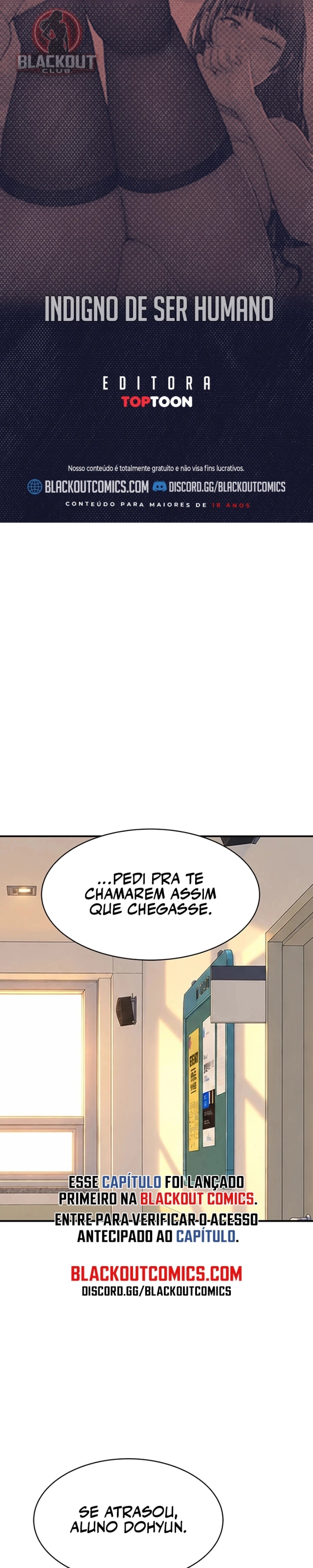 Indigno de Ser Humano Capítulo 20 Página 1