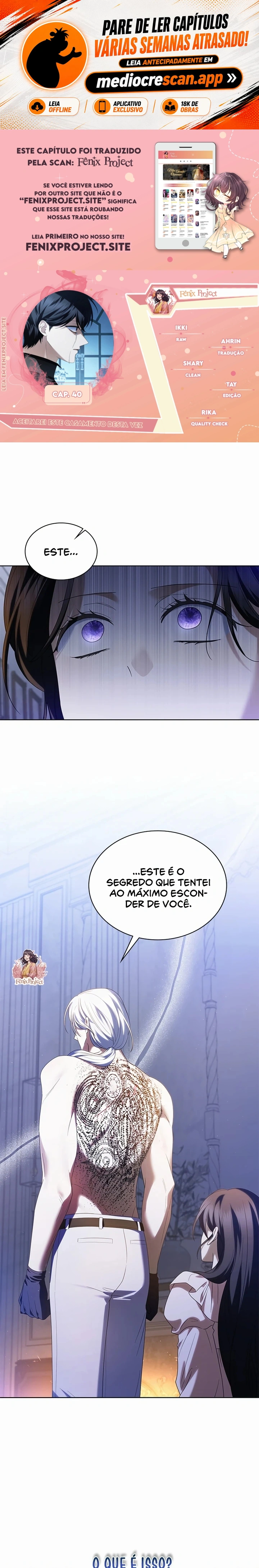 Aceitarei Este Casamento Desta Vez Capítulo 40 Página 1