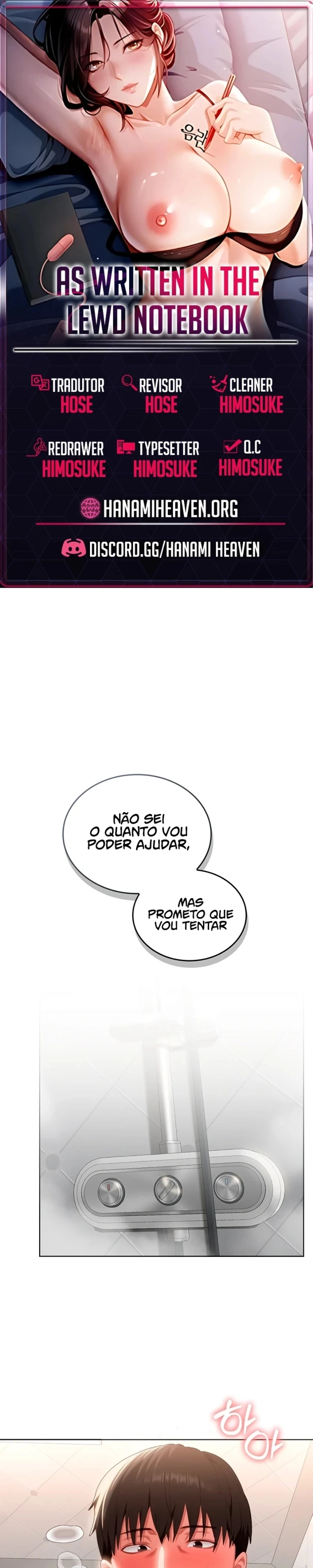 Conforme Escrito no Caderno Obsceno Capítulo 4 Página 1