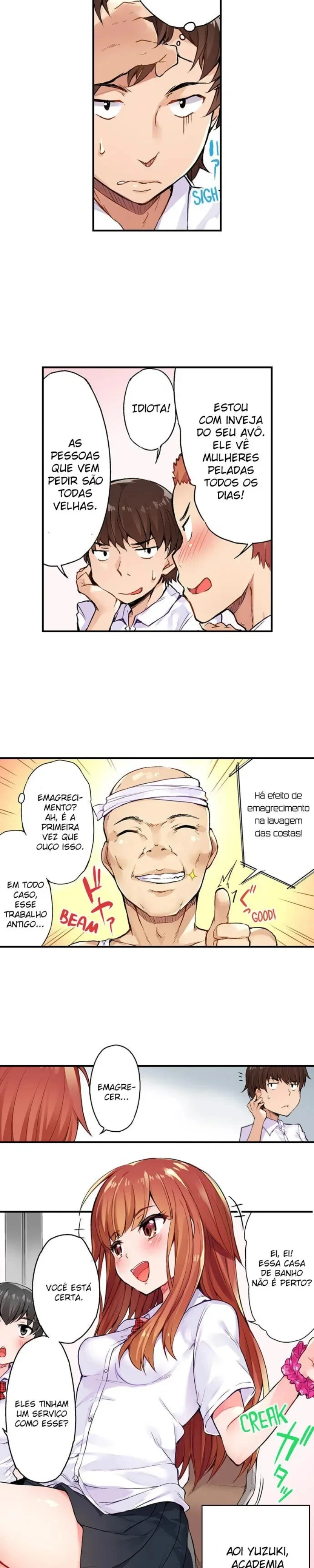 Araiya-san! Eu e Ele no Banho Feminino!? Capítulo 1 Página 4