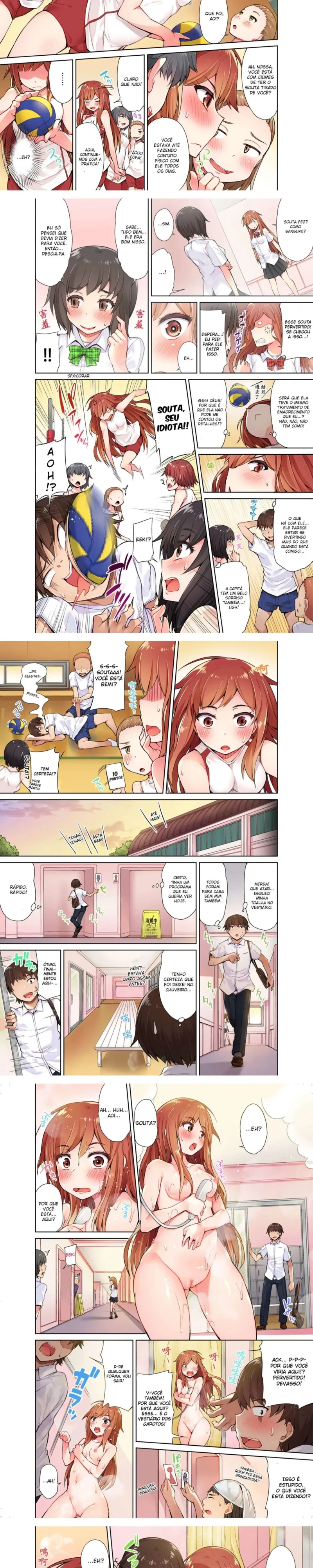 Araiya-san! Eu e Ele no Banho Feminino!? Capítulo 7 Página 2