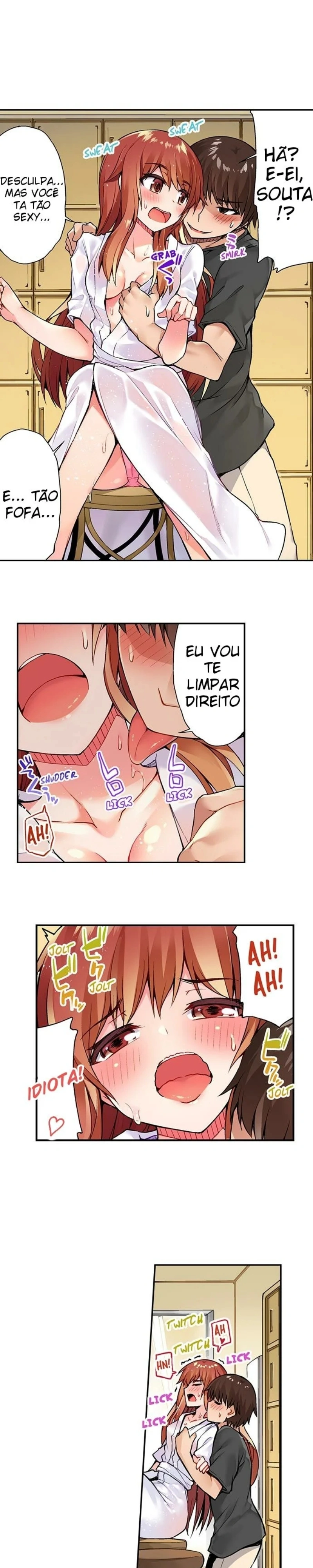 Araiya-san! Eu e Ele no Banho Feminino!? Capítulo 34 Página 7