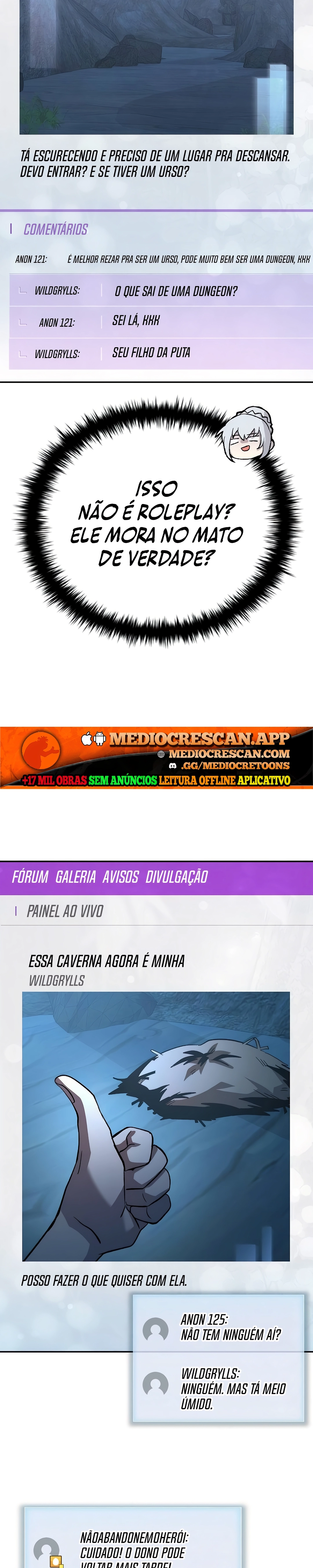 Tenho Uma Galeria na Floresta Capítulo 3 Página 41