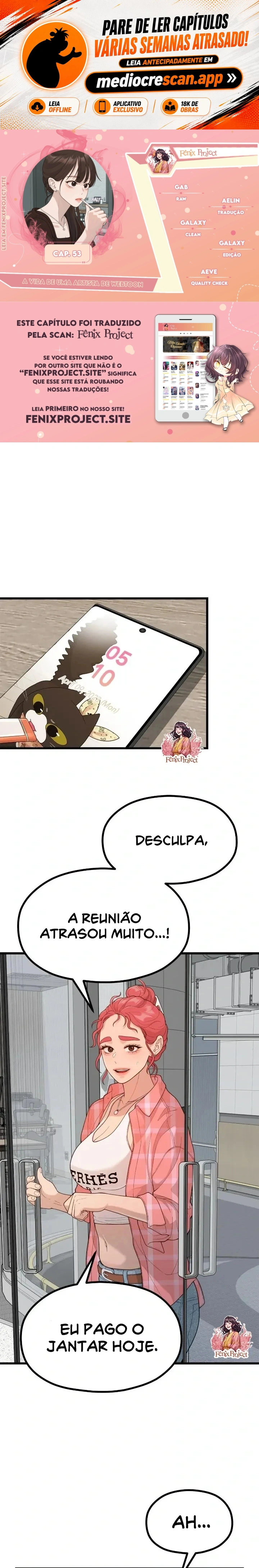 A Vida De Uma Artista De Webtoon Capítulo 54 Página 1