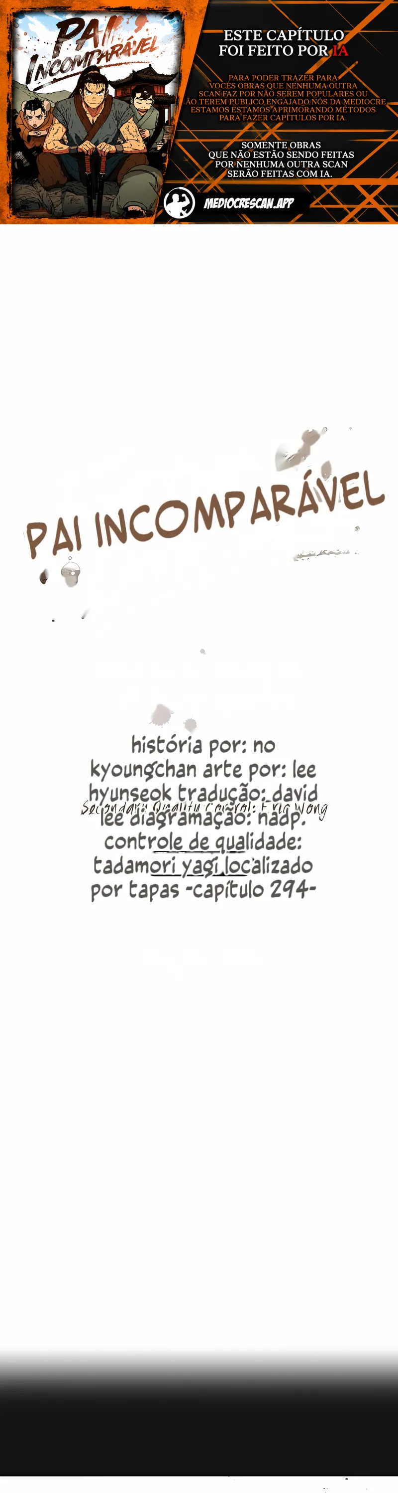 Pai Incomparável Capítulo 294 Página 1