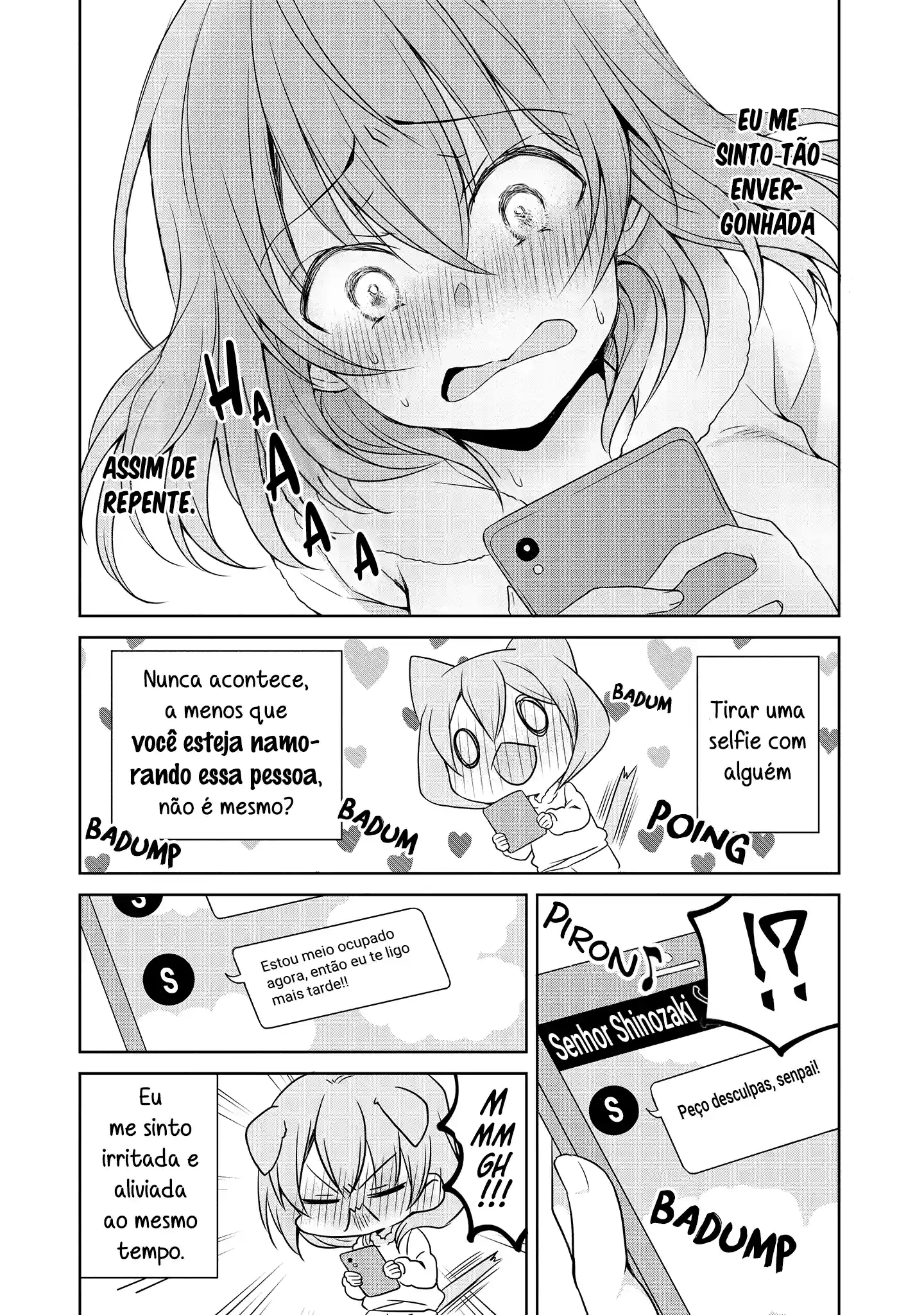 A história da pequena senpai da minha empresa Capítulo 34 Página 10