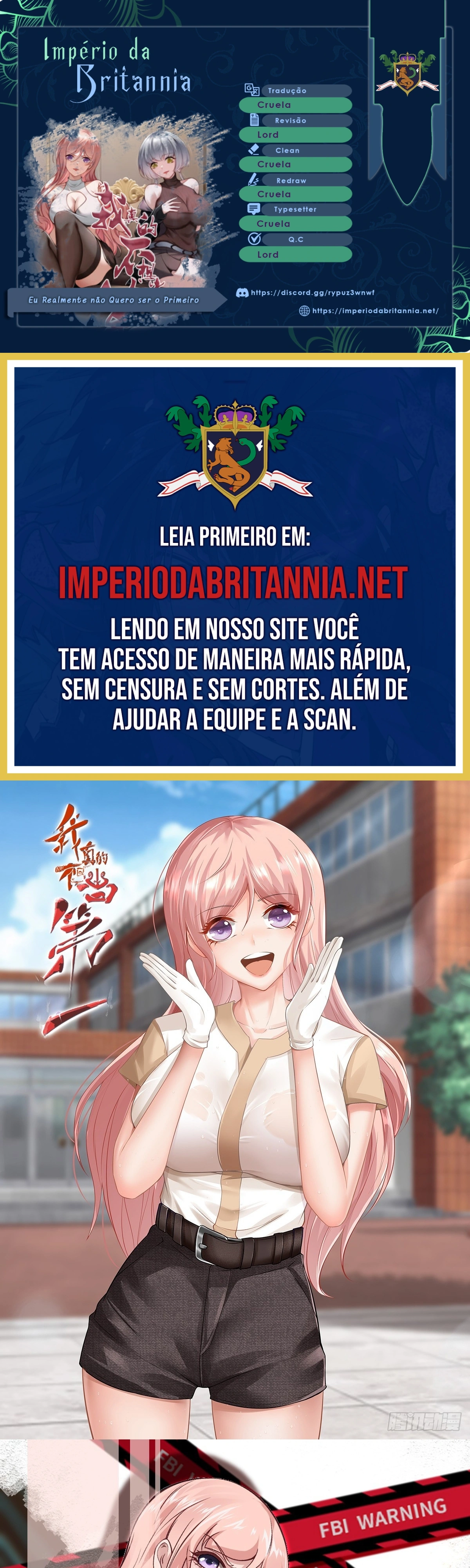 Eu Realmente não Quero ser o Primeiro Capítulo 122 Página 1