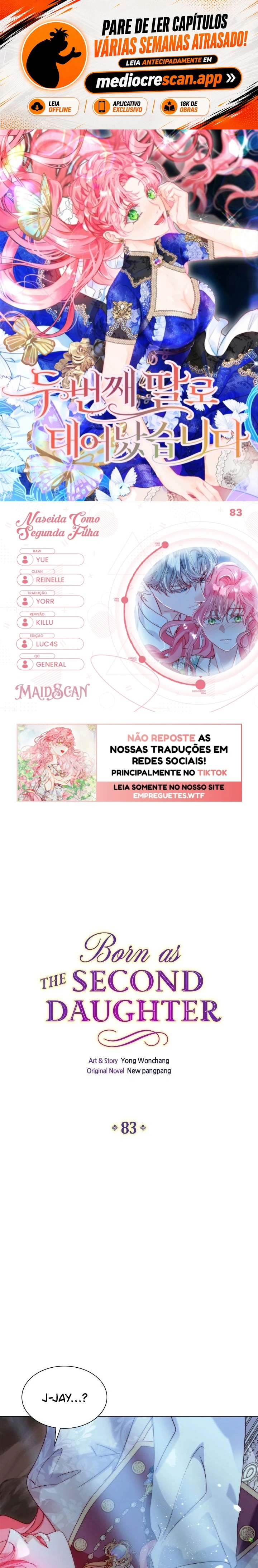Nascida como a Segunda Filha Capítulo 83 Página 1