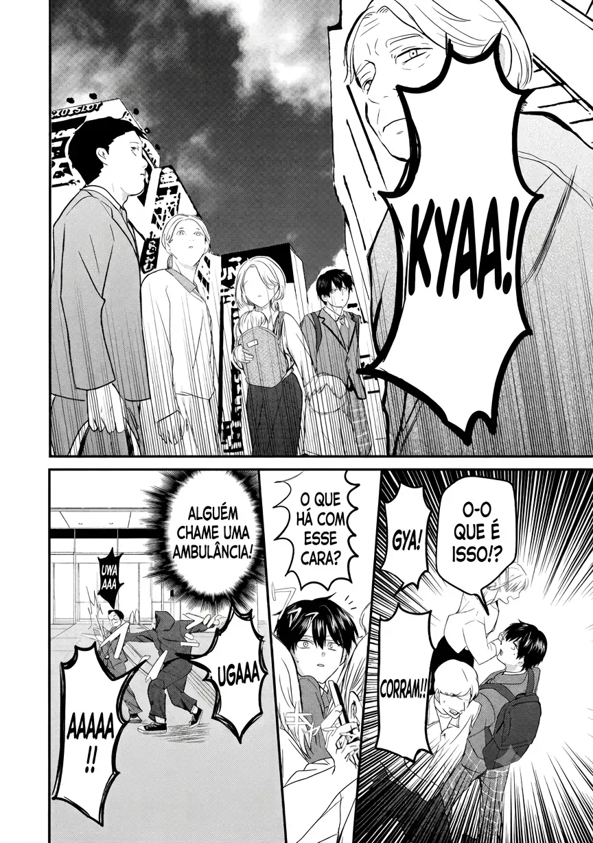 O resultado de eu, um cara comum sem nada, que salvou as belas irmãs gêmeas arriscando a vida, na verdade sendo um yandere, acabou deixando as duas realmente irritadas Capítulo 1 Página 12