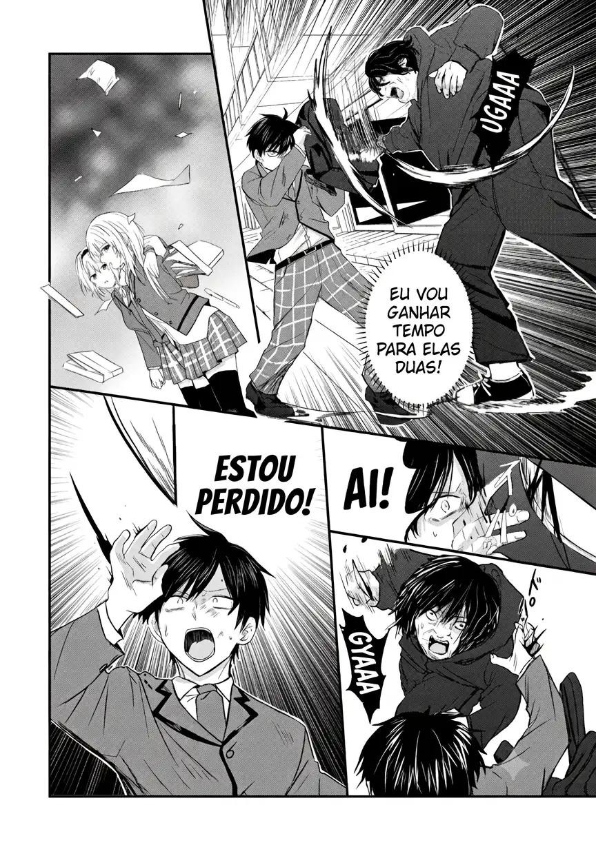 O resultado de eu, um cara comum sem nada, que salvou as belas irmãs gêmeas arriscando a vida, na verdade sendo um yandere, acabou deixando as duas realmente irritadas Capítulo 1 Página 20