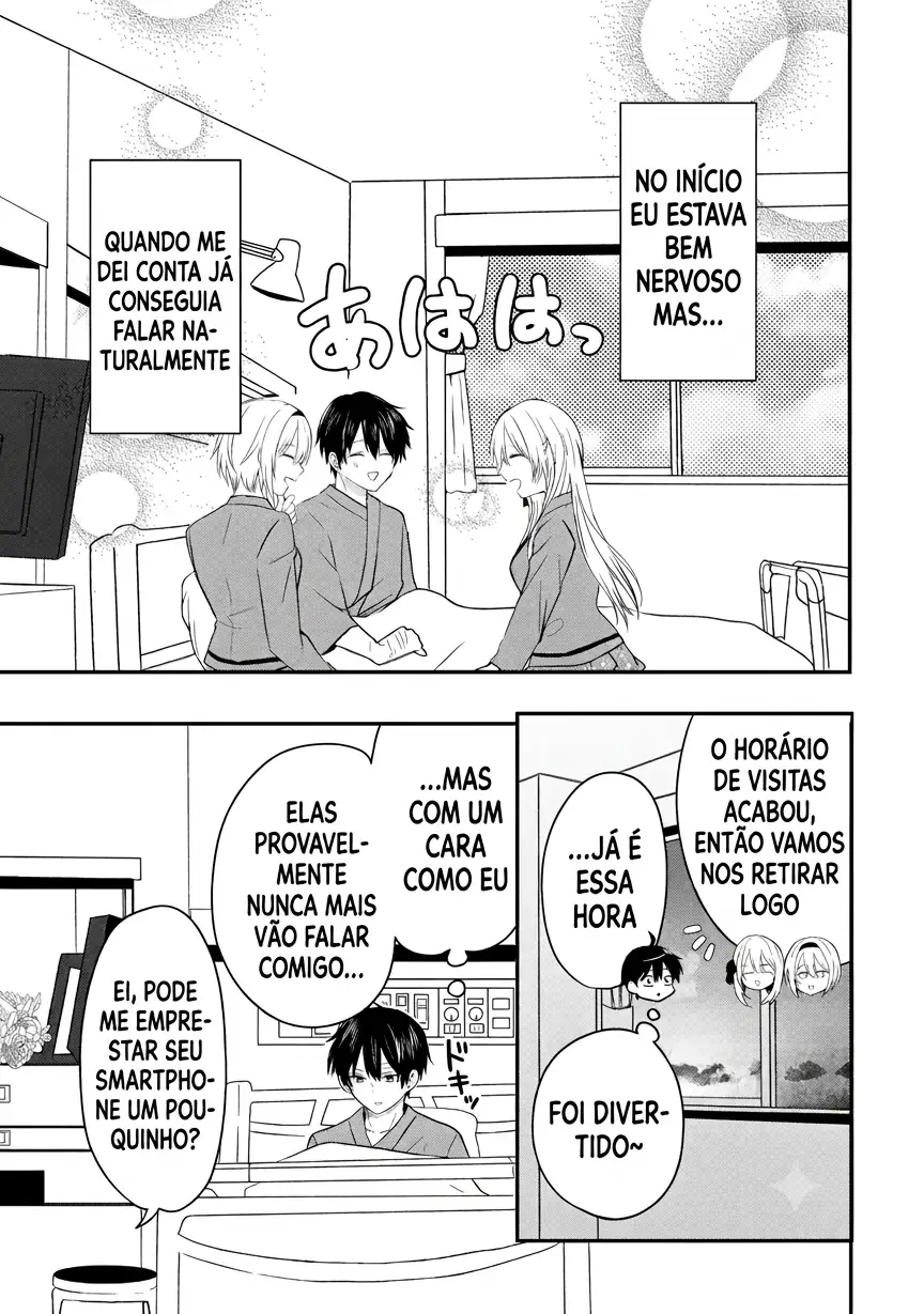 O resultado de eu, um cara comum sem nada, que salvou as belas irmãs gêmeas arriscando a vida, na verdade sendo um yandere, acabou deixando as duas realmente irritadas Capítulo 1 Página 31