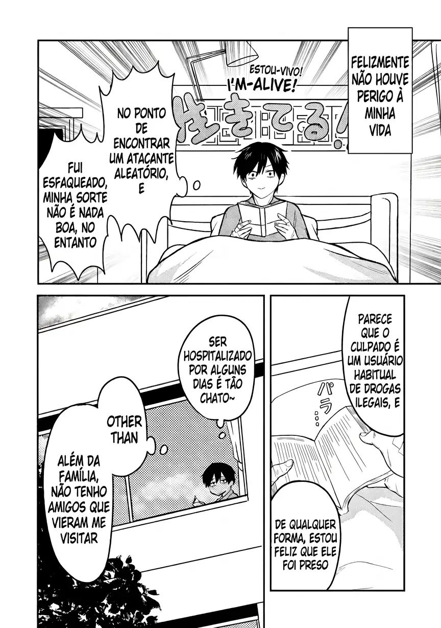 O resultado de eu, um cara comum sem nada, que salvou as belas irmãs gêmeas arriscando a vida, na verdade sendo um yandere, acabou deixando as duas realmente irritadas Capítulo 1 Página 26