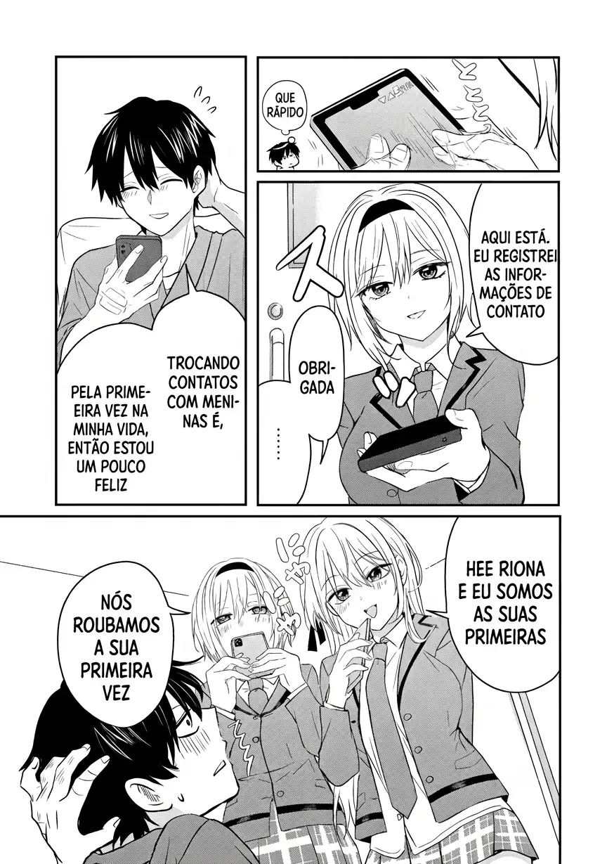 O resultado de eu, um cara comum sem nada, que salvou as belas irmãs gêmeas arriscando a vida, na verdade sendo um yandere, acabou deixando as duas realmente irritadas Capítulo 1 Página 33