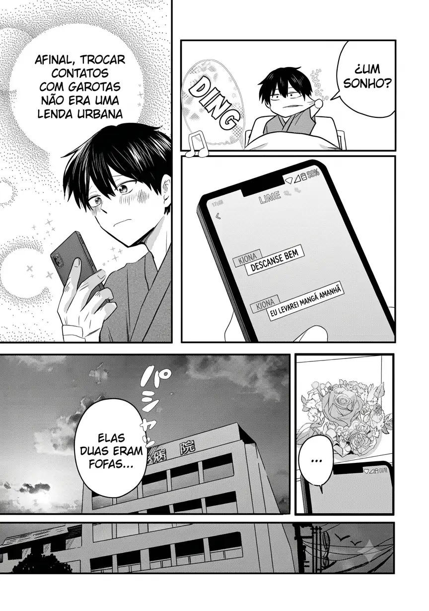 O resultado de eu, um cara comum sem nada, que salvou as belas irmãs gêmeas arriscando a vida, na verdade sendo um yandere, acabou deixando as duas realmente irritadas Capítulo 1 Página 35