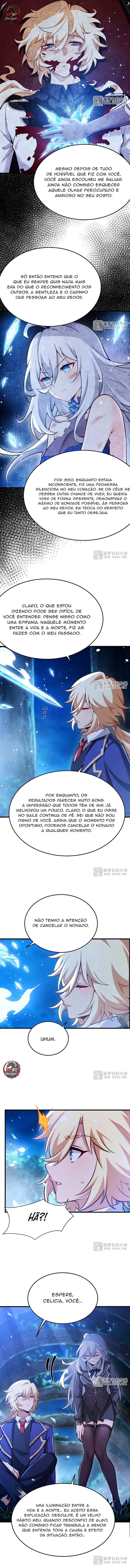 O vilão de cabelos amarelos no romance da personagem principal feminina quer felicidade Capítulo 88 Página 5