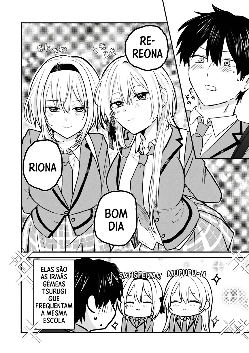 O resultado de eu, um cara comum sem nada, que salvou as belas irmãs gêmeas arriscando a vida, na verdade sendo um yandere, acabou deixando as duas realmente irritadas Capítulo 2 Página 5