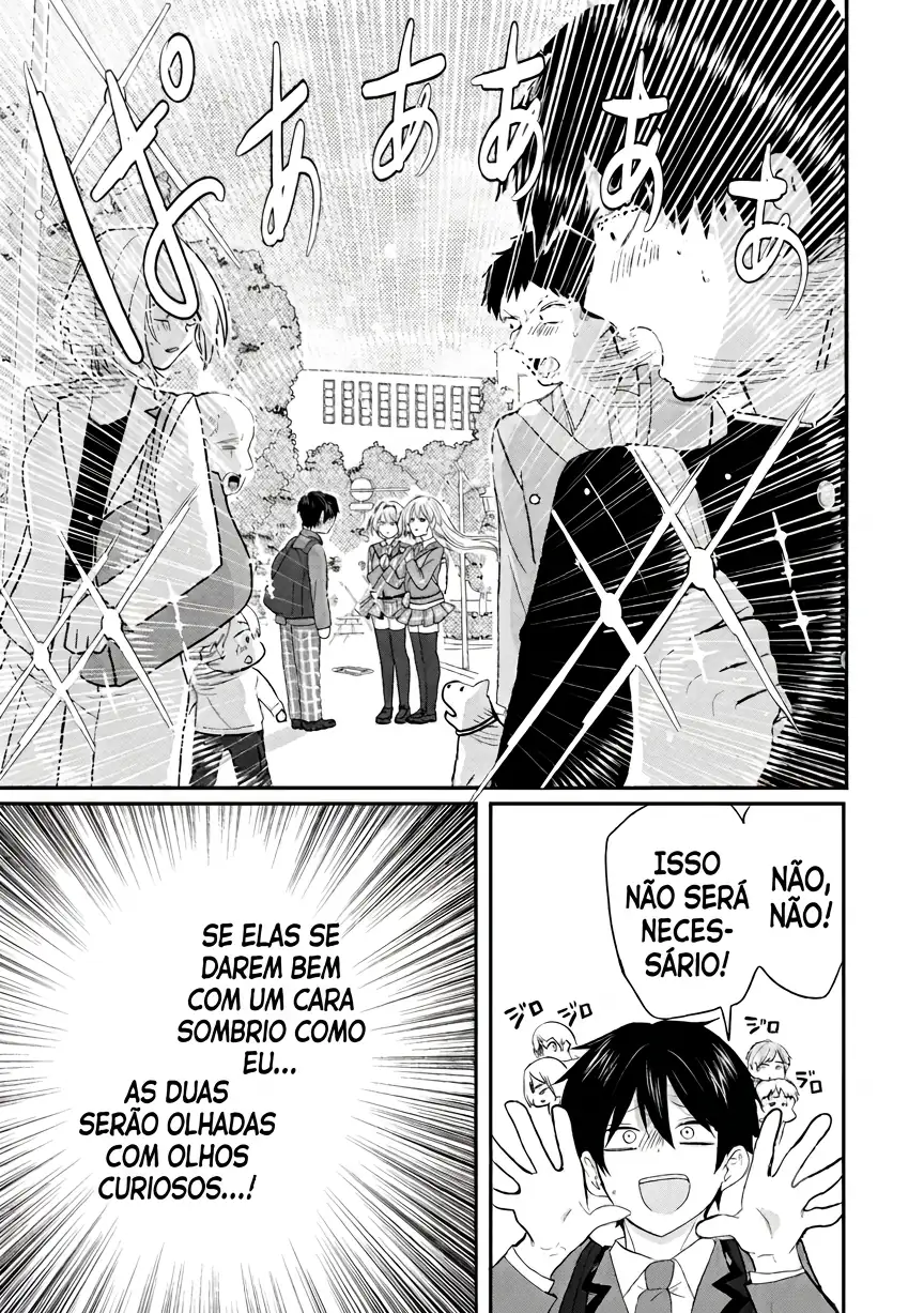 O resultado de eu, um cara comum sem nada, que salvou as belas irmãs gêmeas arriscando a vida, na verdade sendo um yandere, acabou deixando as duas realmente irritadas Capítulo 2 Página 8
