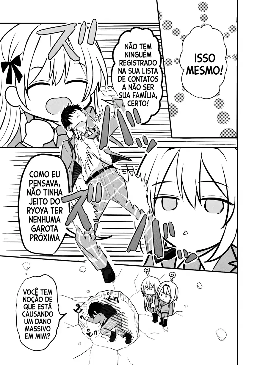 O resultado de eu, um cara comum sem nada, que salvou as belas irmãs gêmeas arriscando a vida, na verdade sendo um yandere, acabou deixando as duas realmente irritadas Capítulo 2 Página 10