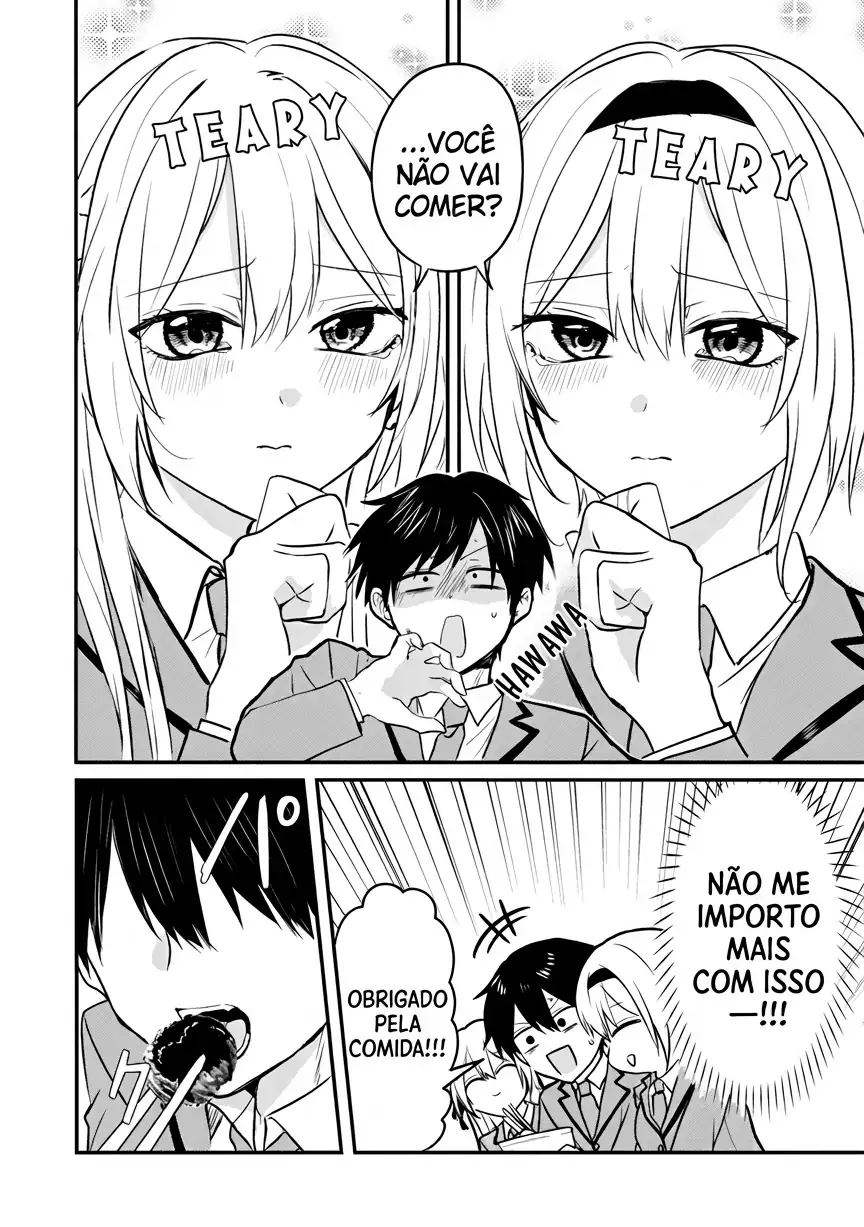 O resultado de eu, um cara comum sem nada, que salvou as belas irmãs gêmeas arriscando a vida, na verdade sendo um yandere, acabou deixando as duas realmente irritadas Capítulo 2 Página 27