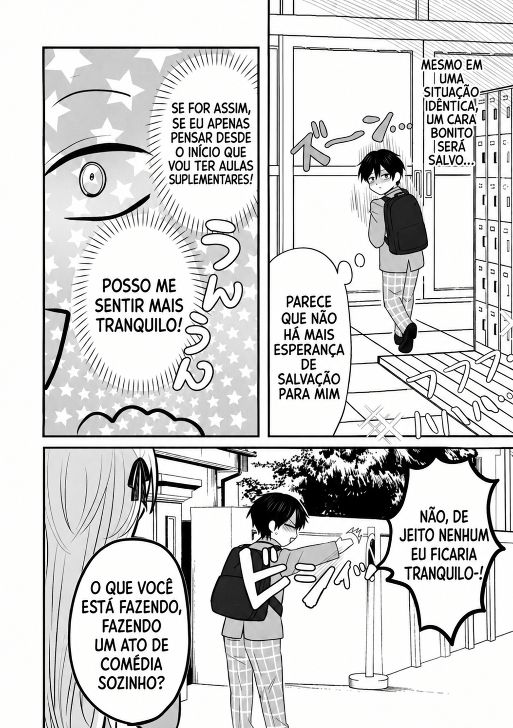 O resultado de eu, um cara comum sem nada, que salvou as belas irmãs gêmeas arriscando a vida, na verdade sendo um yandere, acabou deixando as duas realmente irritadas Capítulo 3 Página 9