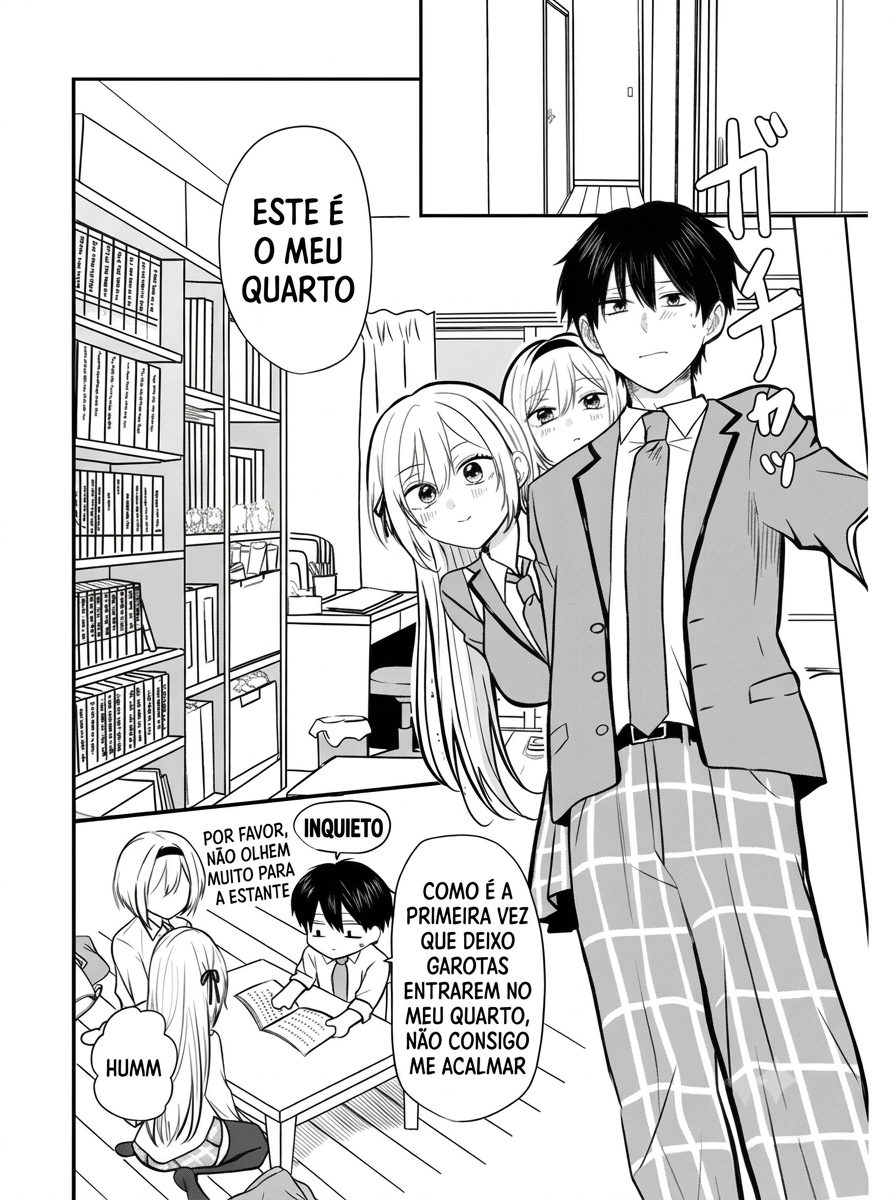 O resultado de eu, um cara comum sem nada, que salvou as belas irmãs gêmeas arriscando a vida, na verdade sendo um yandere, acabou deixando as duas realmente irritadas Capítulo 3 Página 21