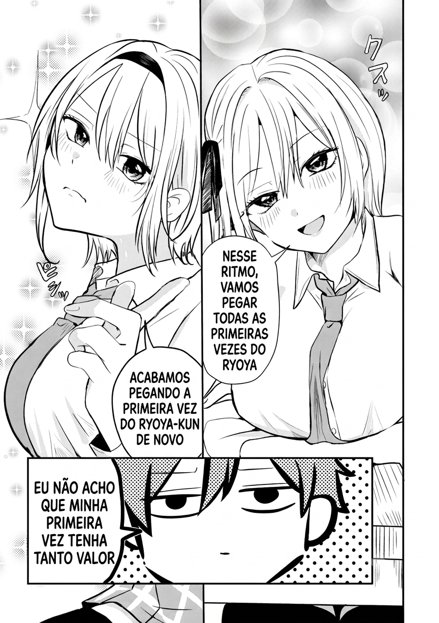 O resultado de eu, um cara comum sem nada, que salvou as belas irmãs gêmeas arriscando a vida, na verdade sendo um yandere, acabou deixando as duas realmente irritadas Capítulo 3 Página 22