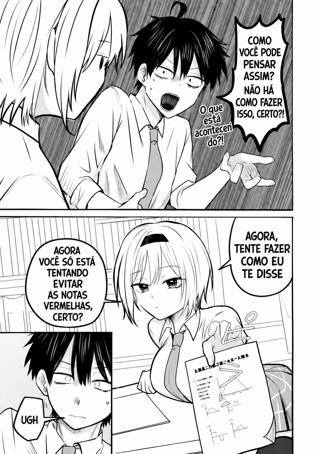 O resultado de eu, um cara comum sem nada, que salvou as belas irmãs gêmeas arriscando a vida, na verdade sendo um yandere, acabou deixando as duas realmente irritadas Capítulo 3 Página 24