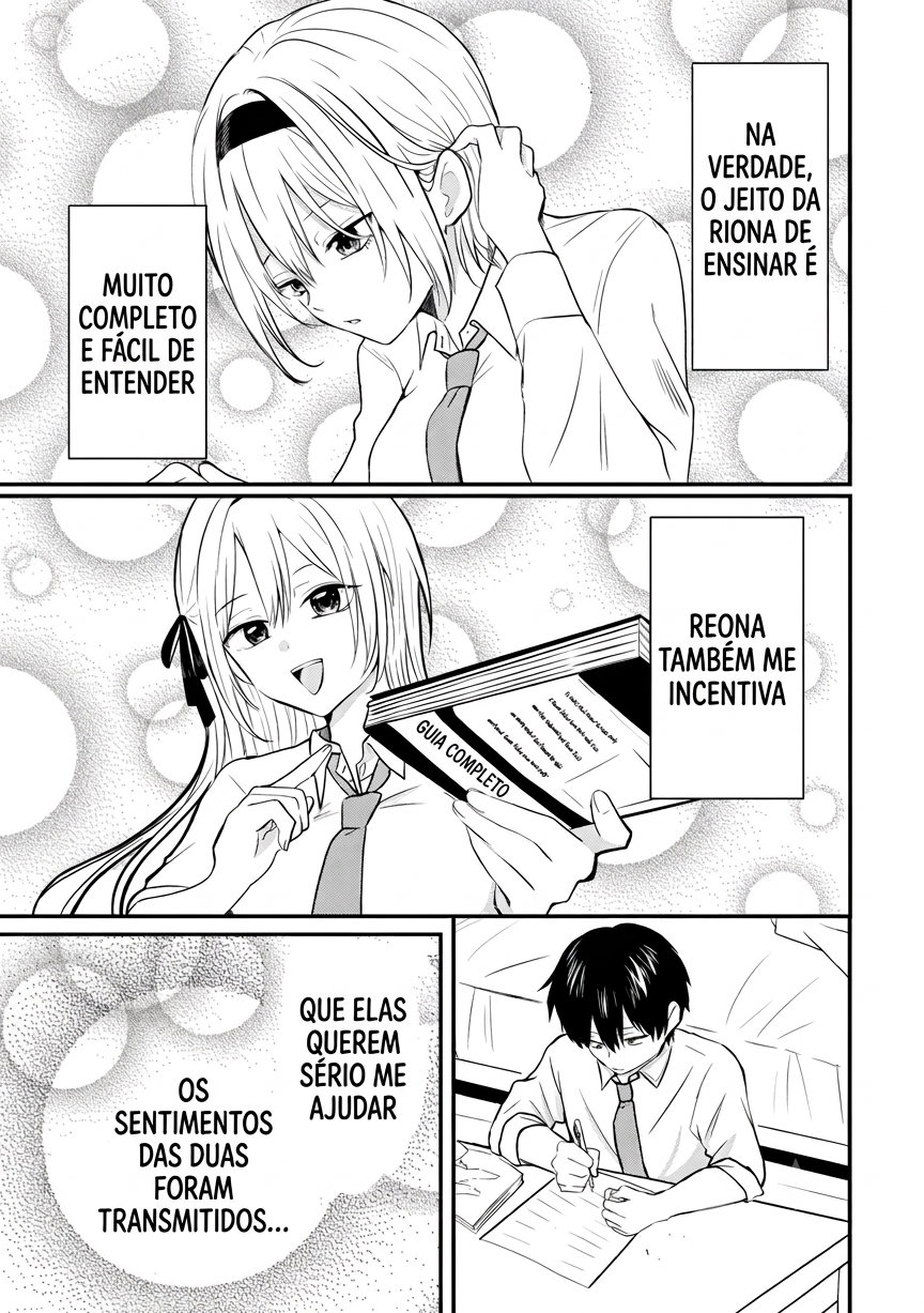 O resultado de eu, um cara comum sem nada, que salvou as belas irmãs gêmeas arriscando a vida, na verdade sendo um yandere, acabou deixando as duas realmente irritadas Capítulo 3 Página 26