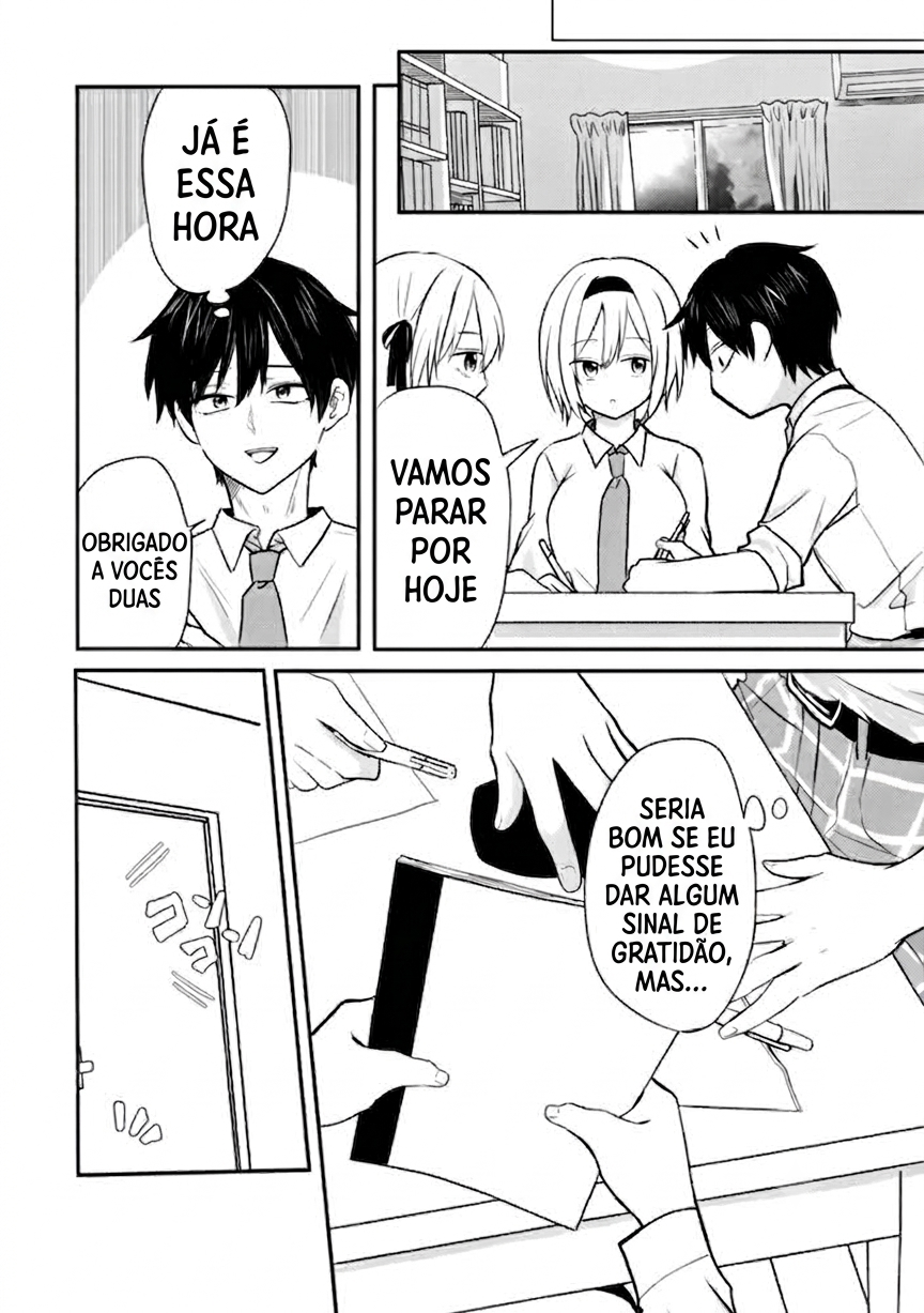 O resultado de eu, um cara comum sem nada, que salvou as belas irmãs gêmeas arriscando a vida, na verdade sendo um yandere, acabou deixando as duas realmente irritadas Capítulo 3 Página 27