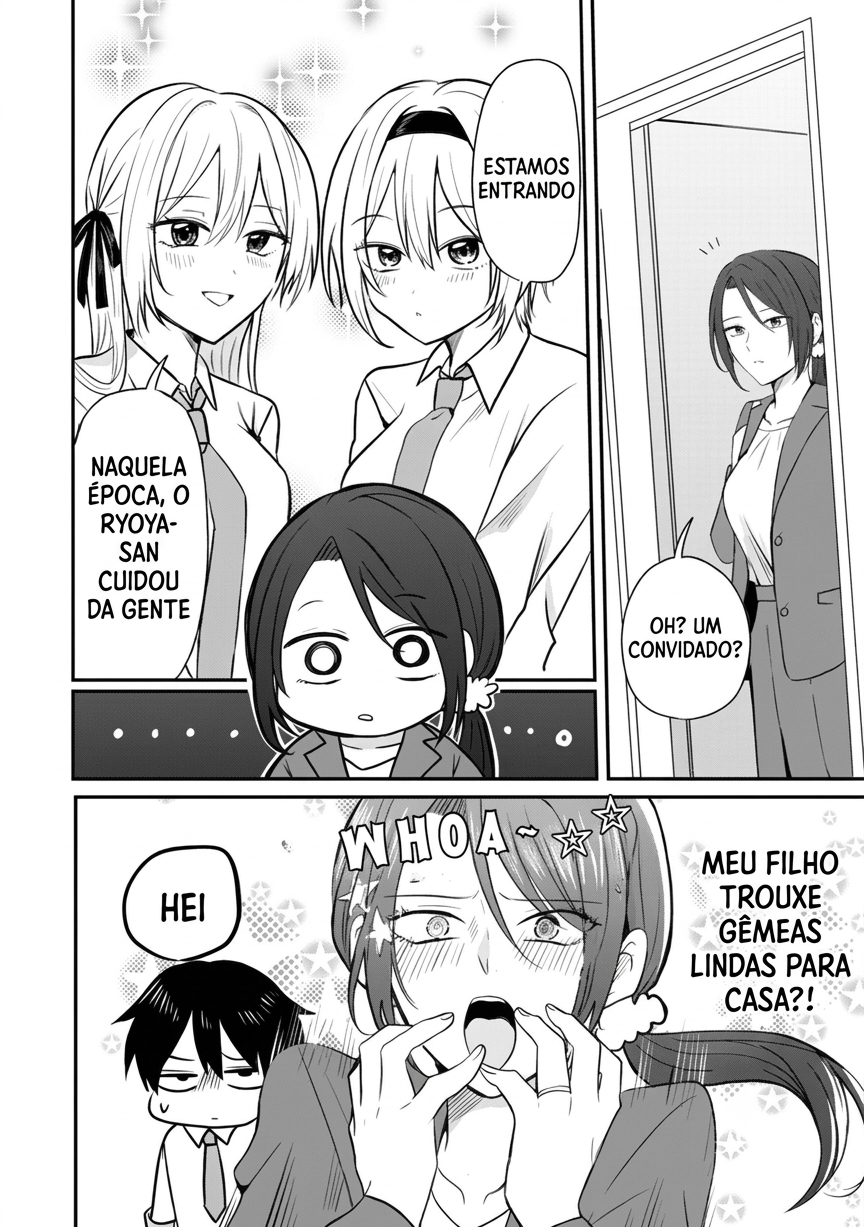 O resultado de eu, um cara comum sem nada, que salvou as belas irmãs gêmeas arriscando a vida, na verdade sendo um yandere, acabou deixando as duas realmente irritadas Capítulo 3 Página 31