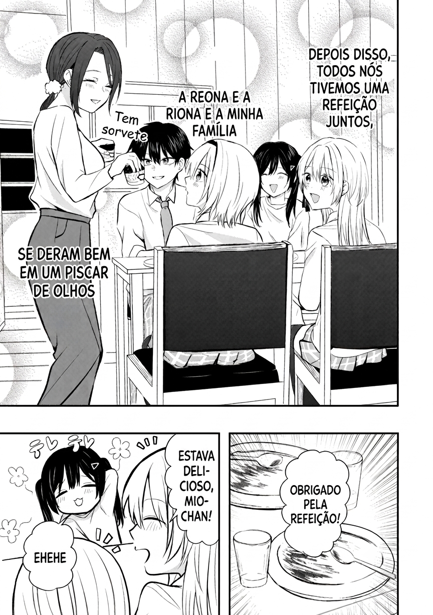 O resultado de eu, um cara comum sem nada, que salvou as belas irmãs gêmeas arriscando a vida, na verdade sendo um yandere, acabou deixando as duas realmente irritadas Capítulo 3 Página 32