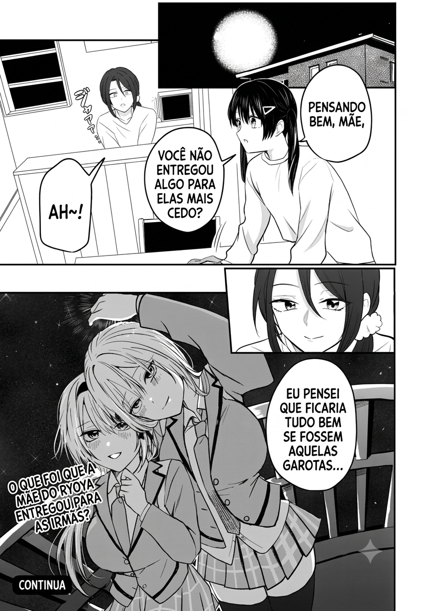 O resultado de eu, um cara comum sem nada, que salvou as belas irmãs gêmeas arriscando a vida, na verdade sendo um yandere, acabou deixando as duas realmente irritadas Capítulo 3 Página 36