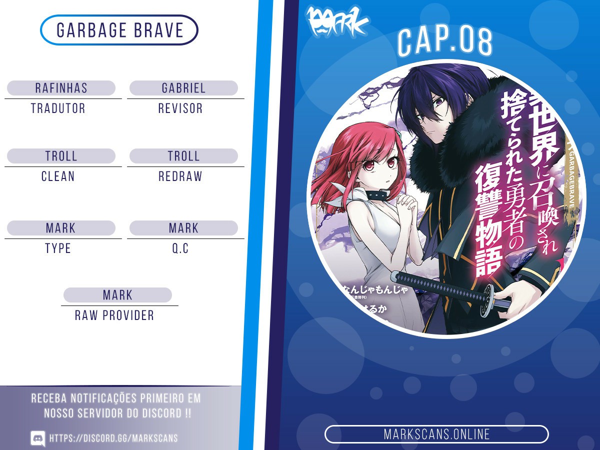 Garbage Brave: Isekai ni Shoukan Sare Suterareta Yuusha no Fukushuu Monogatari Capítulo 8 Página 1