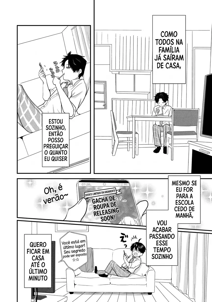 O resultado de eu, um cara comum sem nada, que salvou as belas irmãs gêmeas arriscando a vida, na verdade sendo um yandere, acabou deixando as duas realmente irritadas Capítulo 4 Página 3