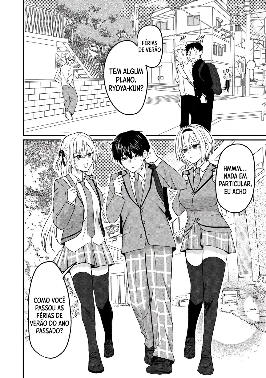 O resultado de eu, um cara comum sem nada, que salvou as belas irmãs gêmeas arriscando a vida, na verdade sendo um yandere, acabou deixando as duas realmente irritadas Capítulo 4 Página 9