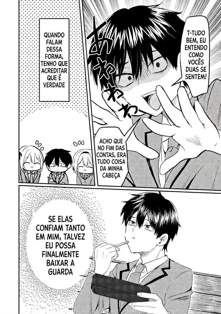 O resultado de eu, um cara comum sem nada, que salvou as belas irmãs gêmeas arriscando a vida, na verdade sendo um yandere, acabou deixando as duas realmente irritadas Capítulo 4 Página 21