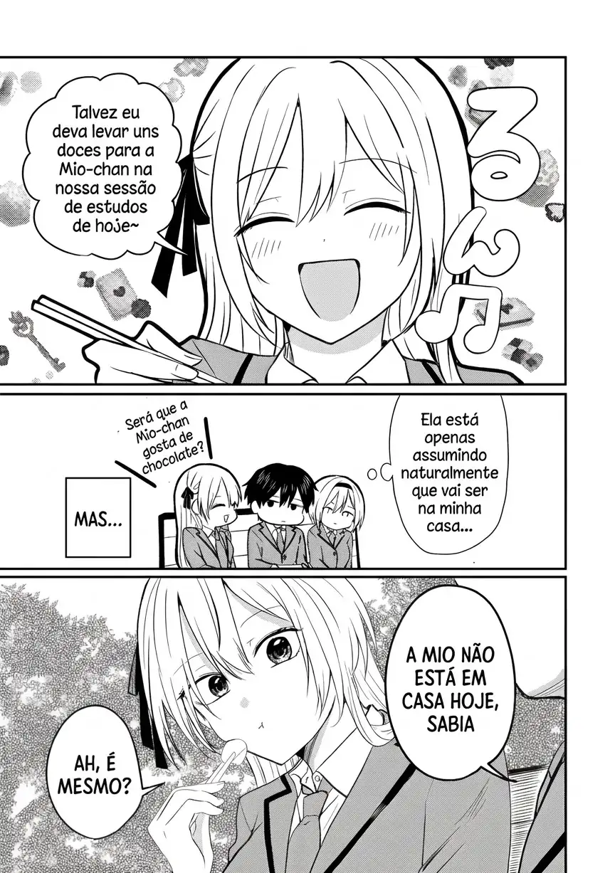 O resultado de eu, um cara comum sem nada, que salvou as belas irmãs gêmeas arriscando a vida, na verdade sendo um yandere, acabou deixando as duas realmente irritadas Capítulo 4 Página 22